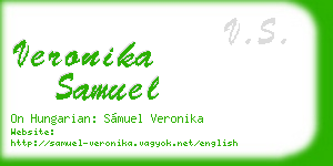 veronika samuel business card