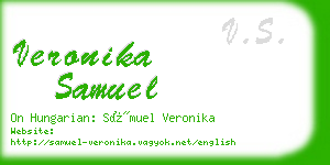 veronika samuel business card